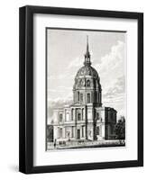 Paris, France - Chapelle Des Invalides-J. Tingle-Framed Art Print