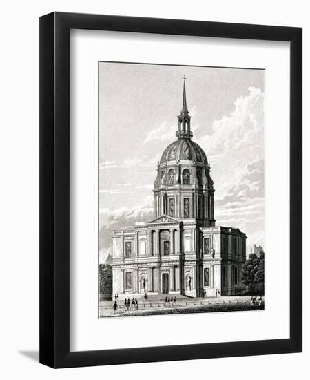 Paris, France - Chapelle Des Invalides-J. Tingle-Framed Art Print