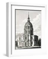 Paris, France - Chapelle Des Invalides-J. Tingle-Framed Art Print