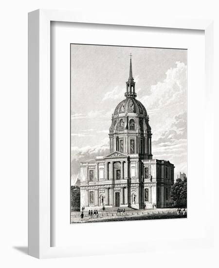Paris, France - Chapelle Des Invalides-J. Tingle-Framed Art Print