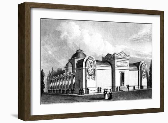 Paris, France - Chapelle Expiatoire of Louis XVI-null-Framed Art Print