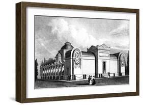 Paris, France - Chapelle Expiatoire of Louis XVI-null-Framed Art Print