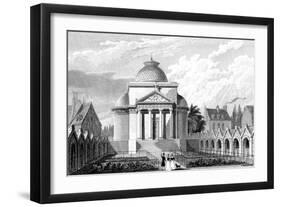 Paris, France - Chapelle Expiatoire of Louis XVI-null-Framed Art Print