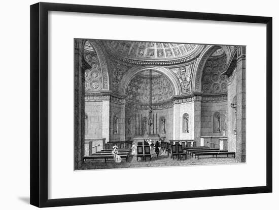 Paris, France - Chapelle Expiatoire of Louis XVI-null-Framed Art Print