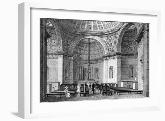 Paris, France - Chapelle Expiatoire of Louis XVI-null-Framed Art Print