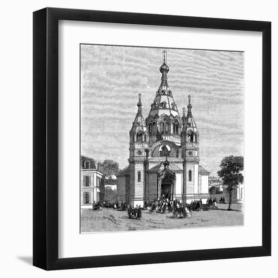 Paris, France - Chapelle Russe-null-Framed Art Print