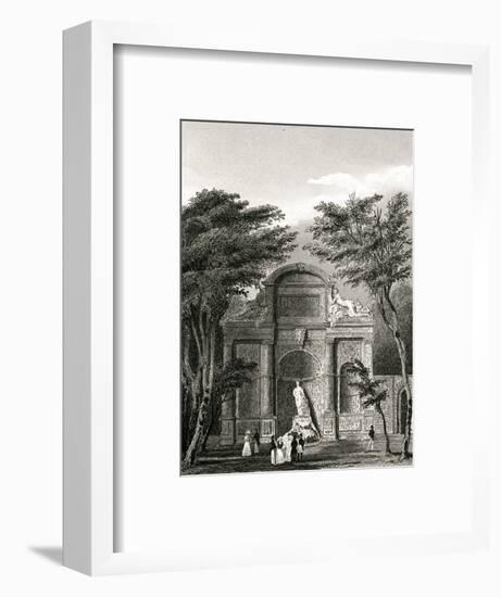 Paris, France - Chateau D'Eau, Jardin Du Luxembourg-B. Winkles-Framed Art Print