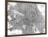 Paris, France - City Map-null-Framed Art Print