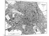 Paris, France - City Map-null-Mounted Art Print