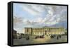 Paris, France, Colonnade Du Louvre-null-Framed Stretched Canvas