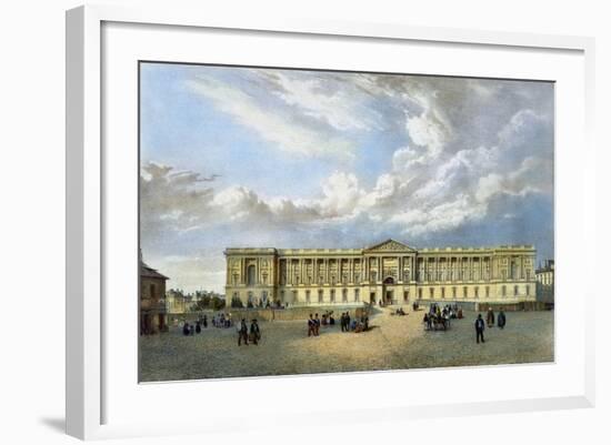 Paris, France, Colonnade Du Louvre-null-Framed Giclee Print