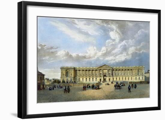 Paris, France, Colonnade Du Louvre-null-Framed Giclee Print