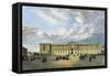 Paris, France, Colonnade Du Louvre-null-Framed Stretched Canvas