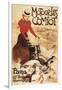Paris, France - Comiot Motocycles Woman and Geese Promo Poster-Lantern Press-Framed Art Print