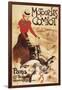 Paris, France - Comiot Motocycles Woman and Geese Promo Poster-Lantern Press-Framed Art Print