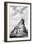 Paris, France - Eglise de Montmartre, with Semaphore-null-Framed Art Print