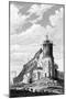 Paris, France - Eglise de Montmartre, with Semaphore-null-Mounted Art Print