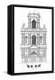 Paris, France - Eglise de Saint Gervais Et Saint Protais-null-Framed Stretched Canvas