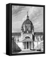 Paris, France - Eglise de Sorbonne-Fenner Sears-Framed Stretched Canvas