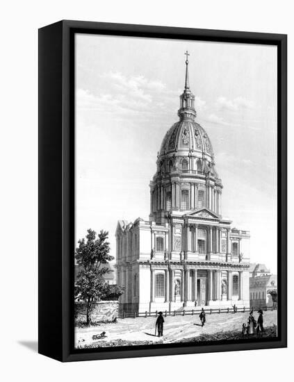 Paris, France - Eglise Des Invalides-J. Bury-Framed Stretched Canvas