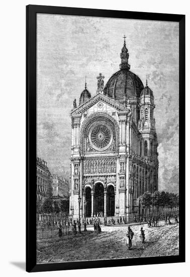 Paris, France - Eglise Saint Augustin-null-Framed Art Print