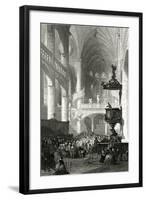 Paris, France - Eglise Saint-Etienne Du Mont-W. Wallis-Framed Art Print