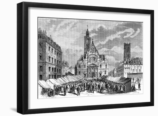 Paris, France - Eglise Saint-Etienne Du Mont-null-Framed Art Print