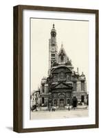 Paris, France - Eglise Saint-Etienne Du Mont-null-Framed Art Print