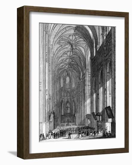 Paris, France - Eglise Saint Eustache-Fenner Sears-Framed Art Print