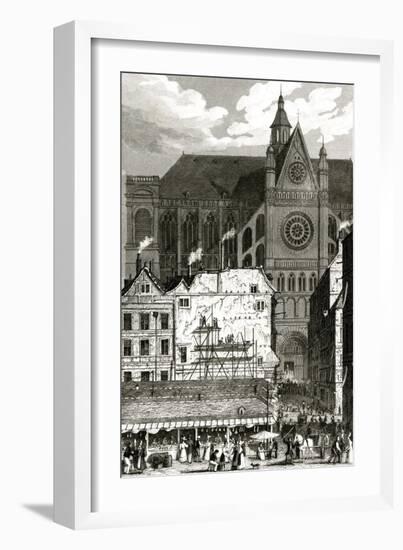 Paris, France - Eglise Saint Eustache-J. Havell-Framed Art Print