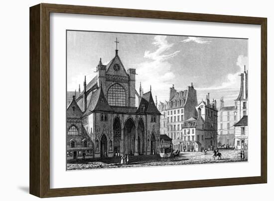 Paris, France - Eglise Saint Germain L'Auxerrois-J. Redaway-Framed Art Print