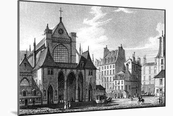 Paris, France - Eglise Saint Germain L'Auxerrois-J. Redaway-Mounted Art Print