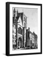 Paris, France - Eglise Saint Merri, Rue Saint Martin-J. Havell-Framed Art Print