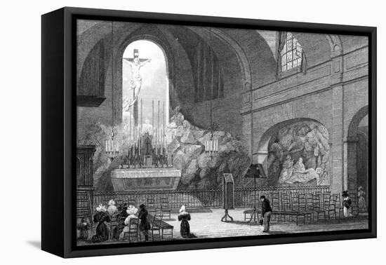 Paris, France - Eglise Saint Roch-Fenner Sears-Framed Stretched Canvas