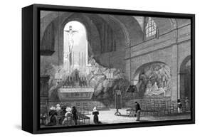 Paris, France - Eglise Saint Roch-Fenner Sears-Framed Stretched Canvas