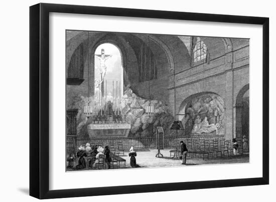 Paris, France - Eglise Saint Roch-Fenner Sears-Framed Art Print