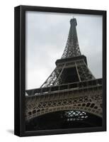 Paris, France (Eiffel Tower, From Below) Art Poster Print-null-Framed Poster