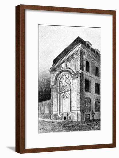 Paris, France - Facade de La Chapelle Du College Grandmont-H. Thipiat-Framed Art Print
