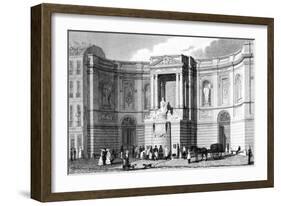 Paris, France - Fontaine de Grenelle-J. Romney-Framed Art Print