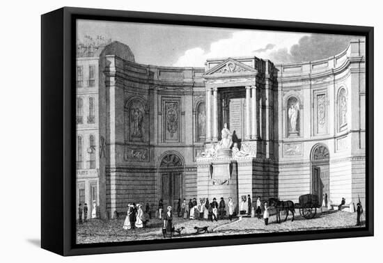 Paris, France - Fontaine de Grenelle-J. Romney-Framed Stretched Canvas