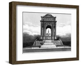 Paris, France - Fontaine Des Innocents-J. Chapman-Framed Art Print