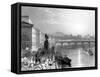 Paris, France - General View from West Paris-J.t. Willmore-Framed Stretched Canvas