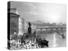 Paris, France - General View from West Paris-J.t. Willmore-Stretched Canvas