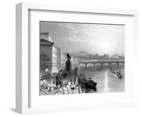 Paris, France - General View from West Paris-J.t. Willmore-Framed Art Print
