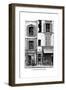 Paris, France - General View, the Smallest House-null-Framed Giclee Print