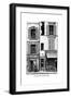 Paris, France - General View, the Smallest House-null-Framed Giclee Print