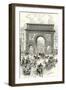 Paris, France - Grands Boulevards, Porte Saint Martin-null-Framed Art Print