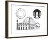 Paris, France - Halle Au Ble-J. Bury-Framed Giclee Print