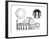 Paris, France - Halle Au Ble-J. Bury-Framed Giclee Print