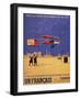 Paris, France - Henry Farman Flies at Issy-les-Moulineaux Poster-Lantern Press-Framed Art Print